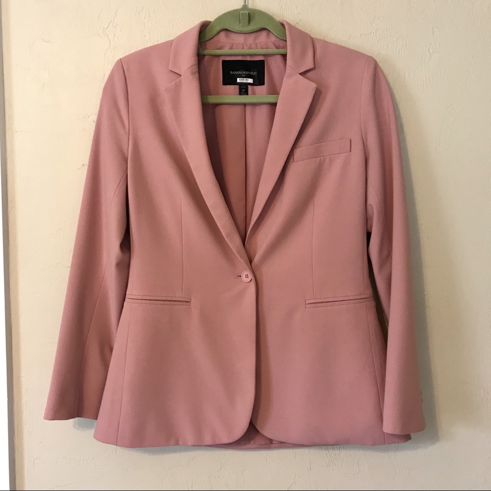 Blush Banana Republic Blazer